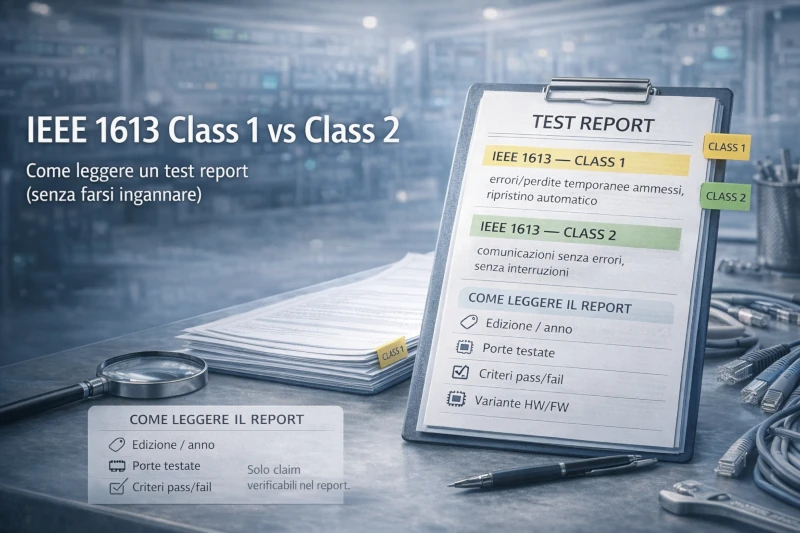 IEEE 1613 Class 1 e Class 2: come leggere un test report
