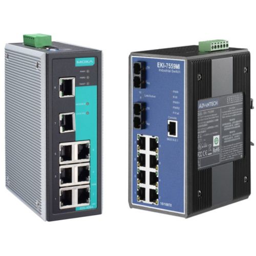 DIN Rail managed switches