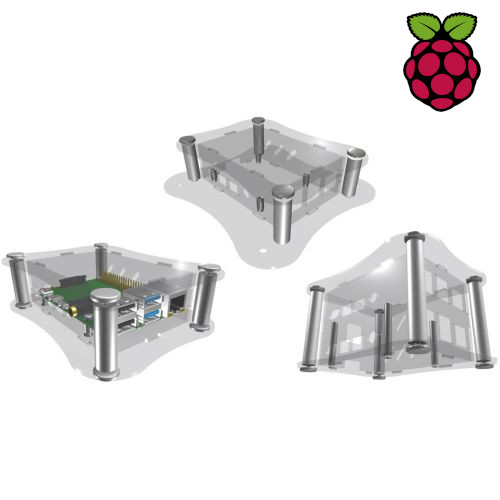 Pi 4B Acrylic Case